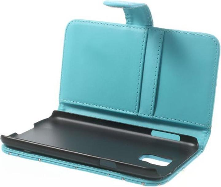 Produktbild König Design Handytasche Flip Strass für Handy Samsung Galaxy S5 / S5 Neo (Samsung Galaxy S5)