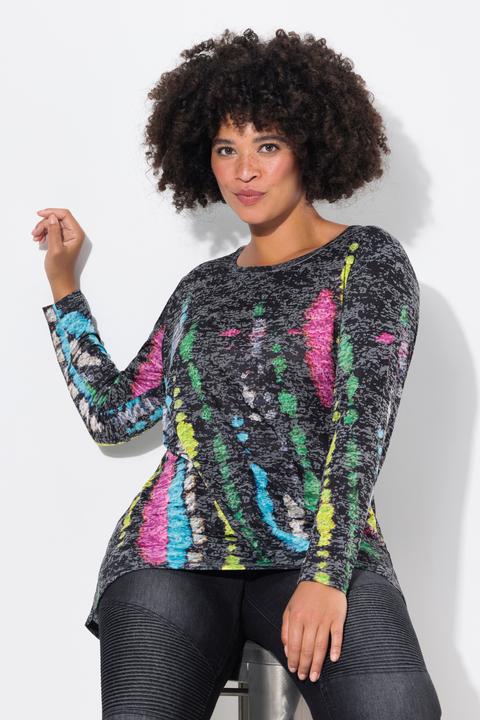 Produktbild Angel of Style T-Shirt, A-Linie, Batik-Streifen, Langarm (44)