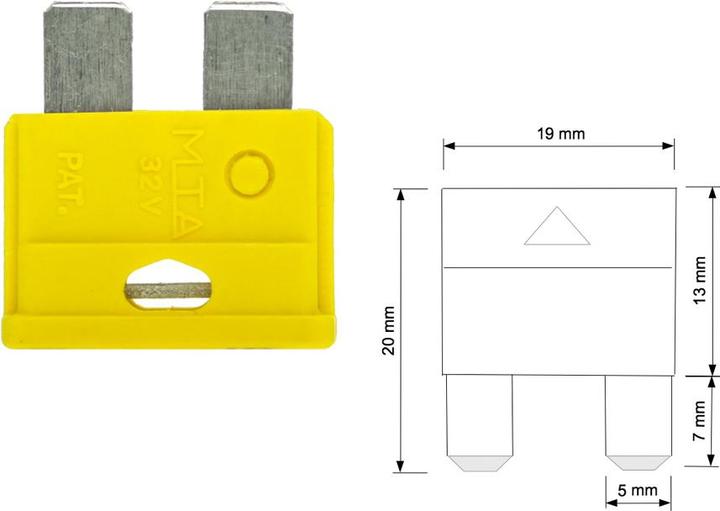 Offgridtec 20A car flat fuse 6-32V