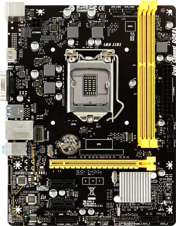 Actual product image Biostar H310MHD3 (LGA 1151, Intel H310, mATX)