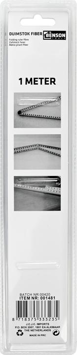 Actual product image Benson Folding rule (1 m)