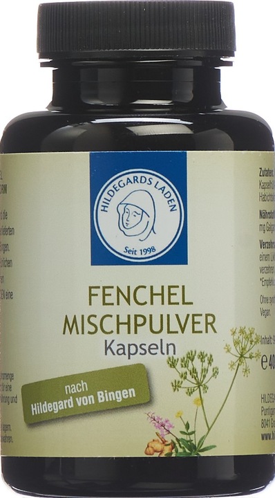 Immagine prodotto Hildegards Laden Miscela di finocchio in polvere Capsule Capsule (90 Pezzo/i, Pillole, 64 g)