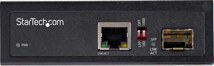 Actual product image StarTech Industrial Media Converter - 1 Gbit/s Media Converter FO Copper - Singlemode-/M