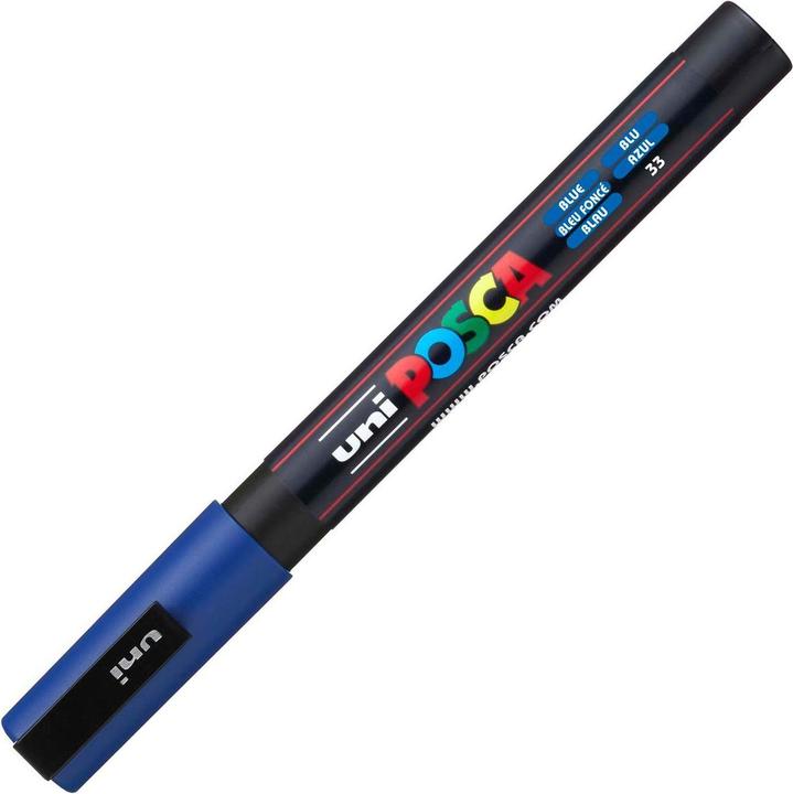 Productafbeelding Posca Fijne marker PC-3M (Blauw, 1.30 mm, 1 x)