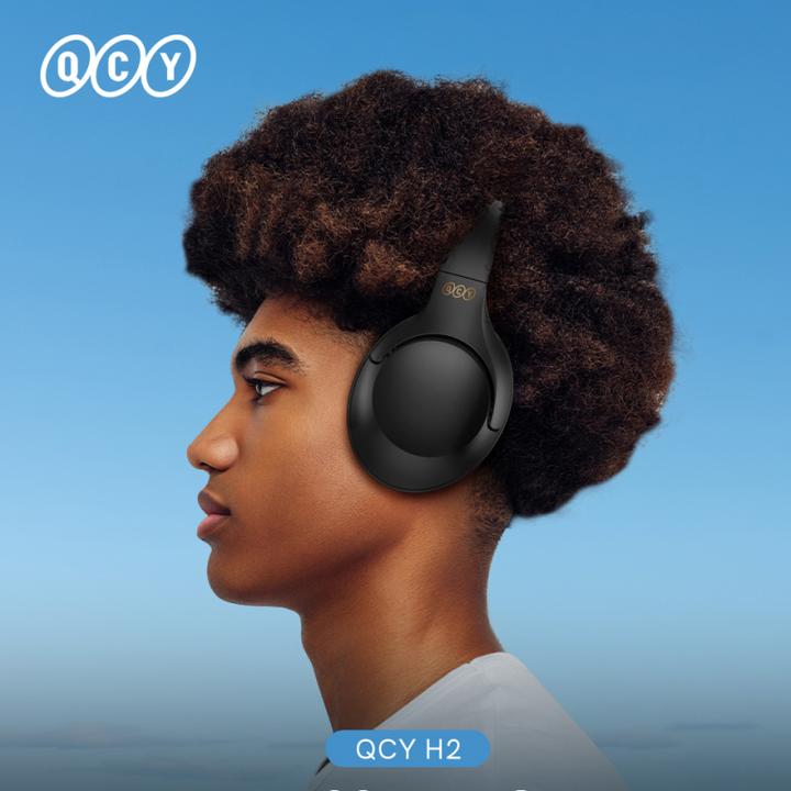 Actual product image QCY H2 Wireless Headphones (black) (NC, 1 h, Wireless)