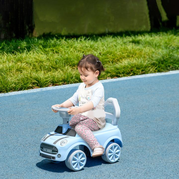 Actual product image Aiyaplay Rutschauto Kunststoff Hellblau
