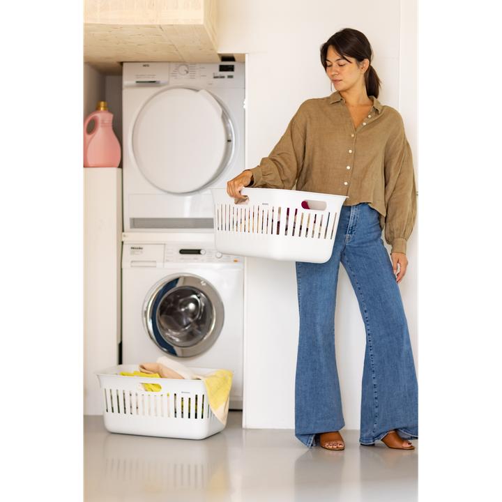 Image du produit Brabantia Wäschekorb Collect IT 2 x 40 l, Weiss (40 l)