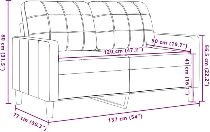 Image du produit vidaXL Sofagarnitur (2 places, 3 places)