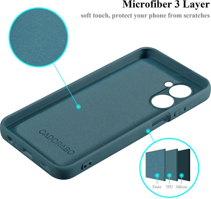 Image du produit Cadorabo Housse pour Realme C33 TPU avec protection liquide en silicone (Realme C33)