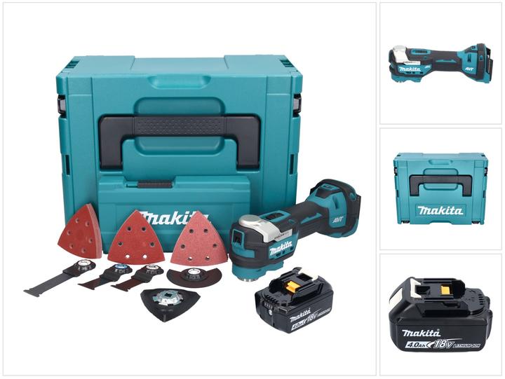Produktbild Makita DTM 52 M1JX4 Akku Multifunktionswerkzeug 18 V Starlock Max Brushless + 1x Akku 4,0 Ah +