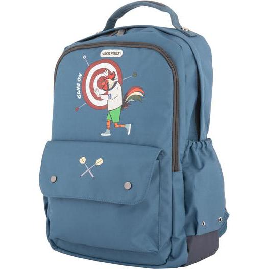 Jack Piers Schoolbag - New York - Darts - (Ny024516)
