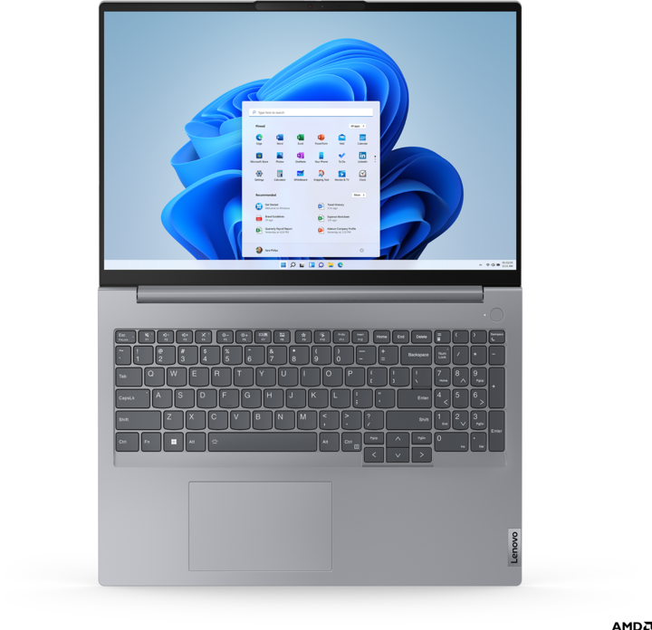 Image du produit Lenovo ThinkBook 16 Gen 6 (16", AMD Ryzen 7 7730U, 32 Go, 1000 Go, DE)