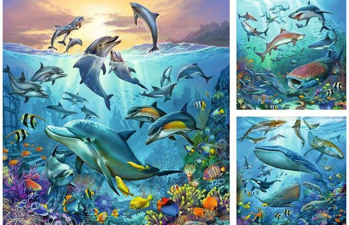 Actual product image Ravensburger marine life (49 pieces)