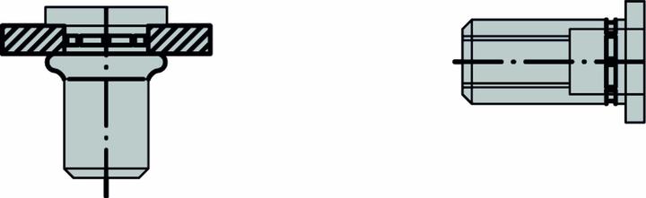 Image du produit Gesipa Ecrou à sertir PolyGrip® tige de rivet dxl 7x13,5mm M5 alu 50 pces