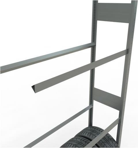 Produktbild Schulte Lagertechnik Räder-Anbauregal MULTIplus150