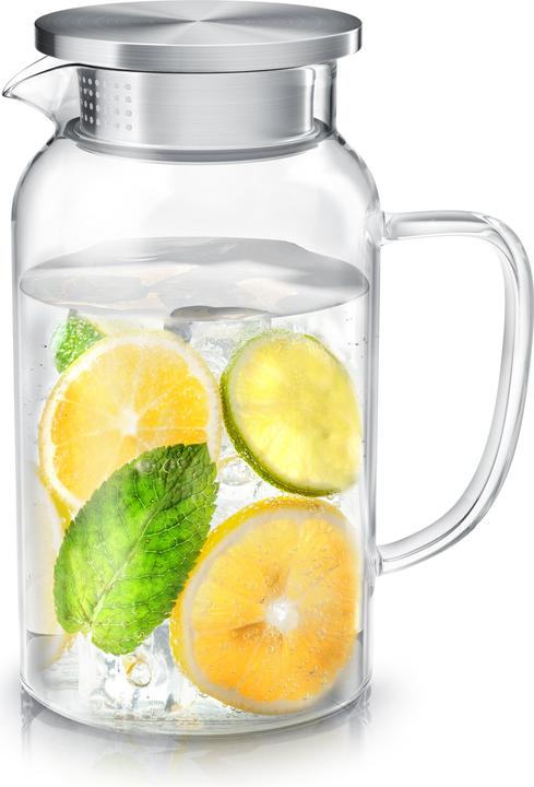 Image du produit Arendo Carafe en verre avec couvercle (1.40 l)