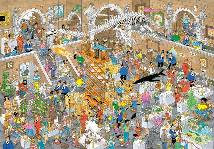Actual product image Jumbo Jan van Haasteren - Museum (3000 pieces)