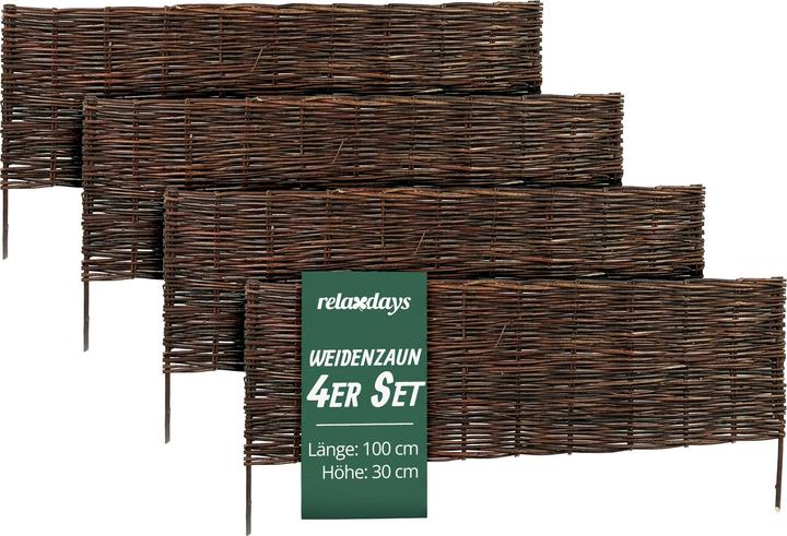 Produktbild Relaxdays Beeteinfassung (100 cm)