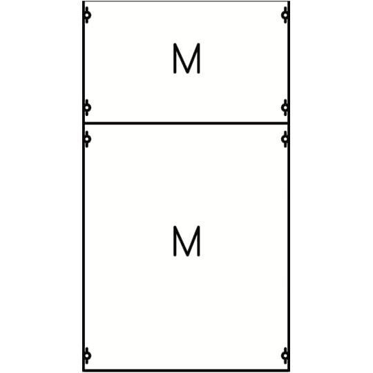 Thumbnail - Striebel & John, Verteilerschrank Zubehör, STR 2M2A Verteilerfeld H=950mm 2 Felder