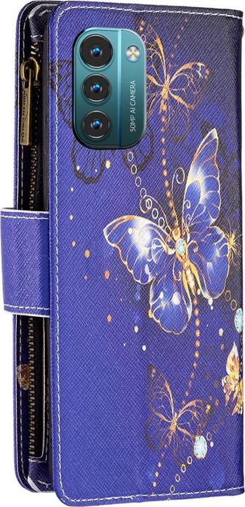 Produktbild Cover-Discount Nokia G11 / G21 - Brieftaschen Hülle Schmetterlinge (Nokia G21)