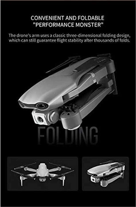 Image du produit Luxwallet Nocchi 4D Pro - 30 KM/h - 230 Gram - 5Ghz WiFI GPS Drone (500meter) - Camera - Live Video + 2 Accu + (230 g, 12.96 Mpx)
