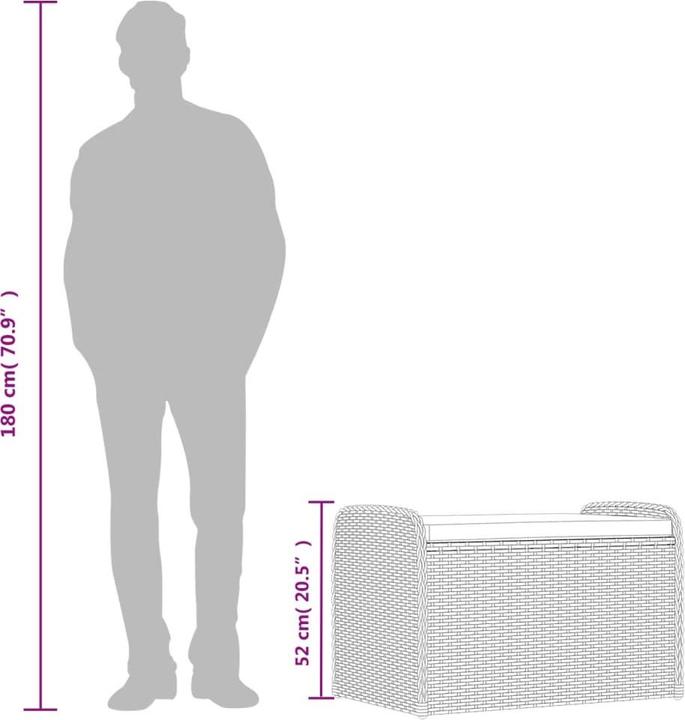 Actual product image vidaXL Bank