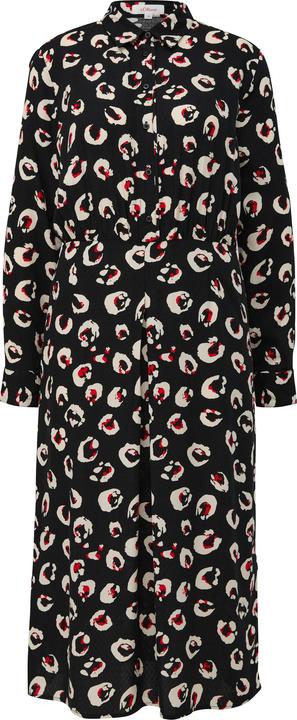 Image du produit s.Oliver Kleid Hemdblusenkleid aus Viskose (46)