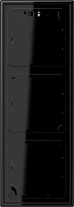 Actual product image JUNG Housing surface-mounted 3f Kst sw LS / LS CUBE glz LS583ASW