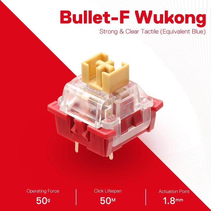 Image du produit Redragon zestaw mechanicznych switchyA113 Bullet F