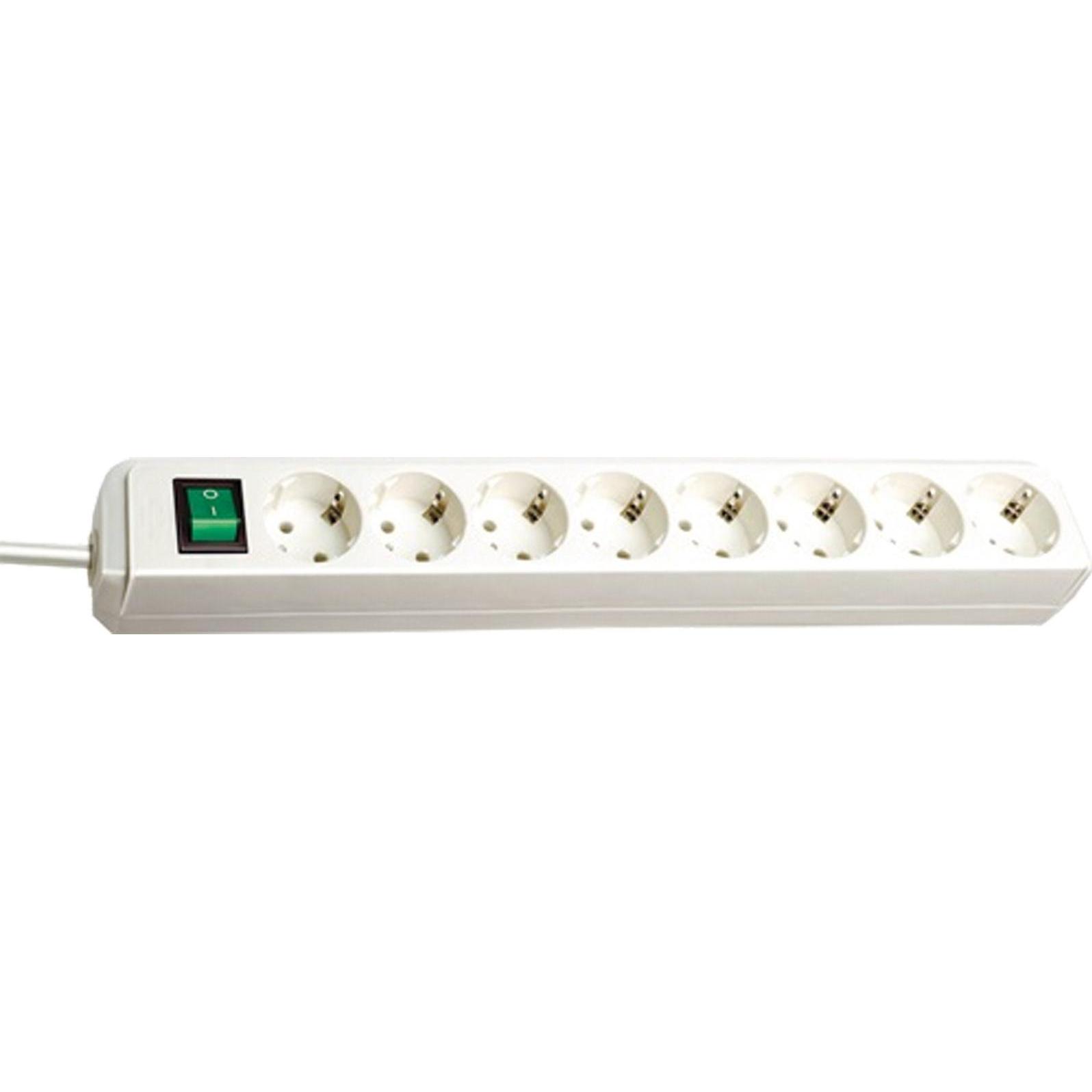 Brennenstuhl, Steckdosenleiste, Eco-Line (8 x, CEE 7/3, 3 m)