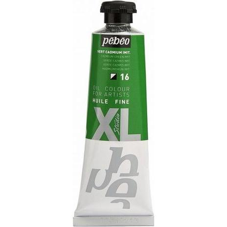 Pebeo, Künstlerfarbe + Bastelfarbe, XL Feine Ölfarben (Kadmiumgrün Imit., 37 ml)