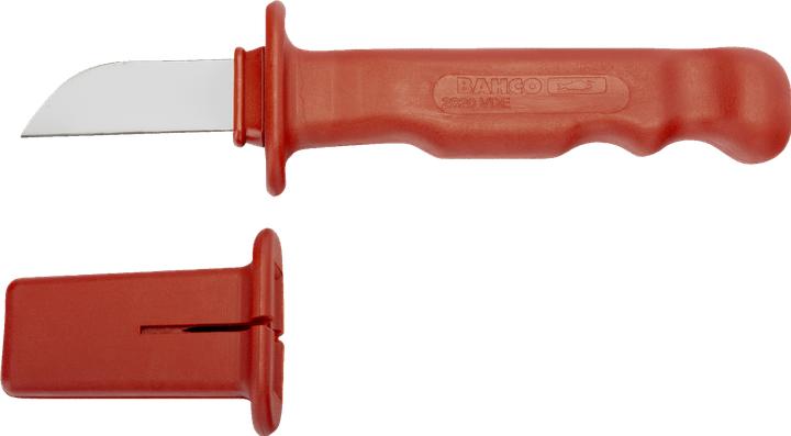 Produktbild Bahco Isoliertes Kabelmesser mit Schutzkappe aus Kunststoff, 55,5 mm (5.55 cm)
