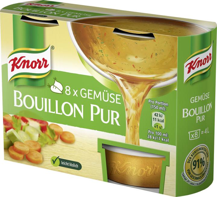 Actual product image Knorr Bouillon pots with lots of vegetables, soft consistency for sauces, meat, braised and wok dishes (4000 ml)