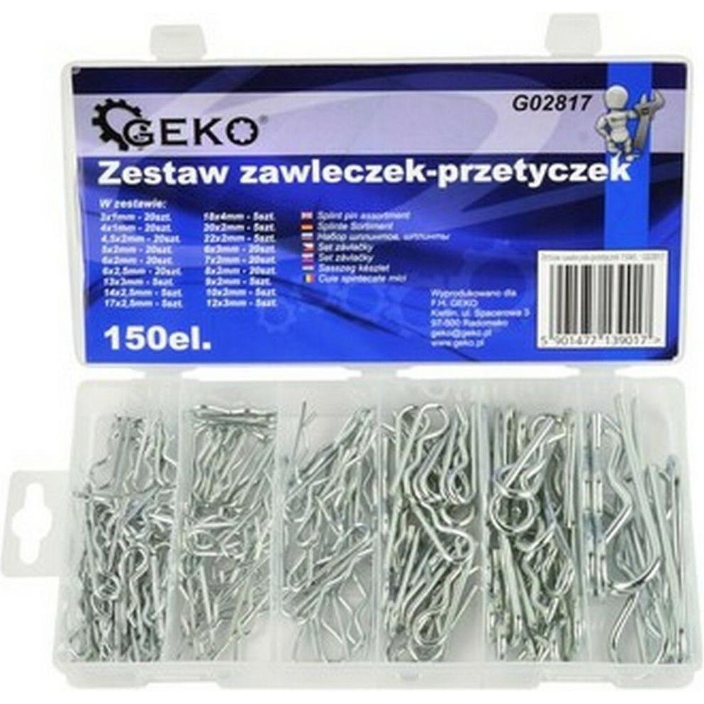 GEKO, Guaina termorestringente, Set di perni spaccati 150 pezzi (150 x)
