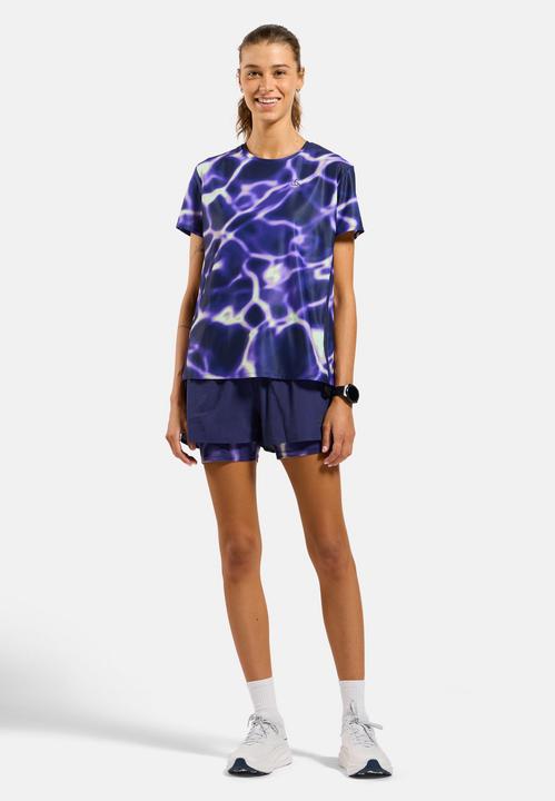 Produktbild Odlo Zeroweight Chill Tec Print T Shirt Crew Neck (L)