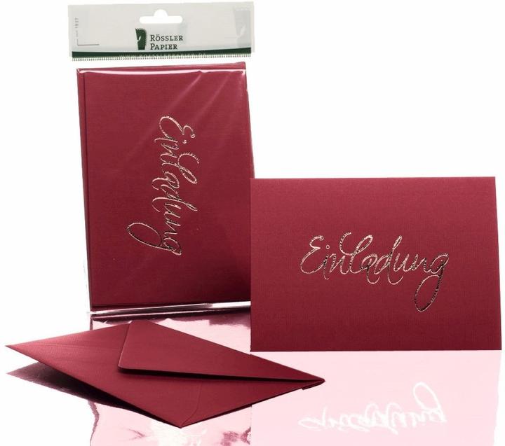 Immagine prodotto Rössler Biglietto d'invito General rosso (10 pz.)