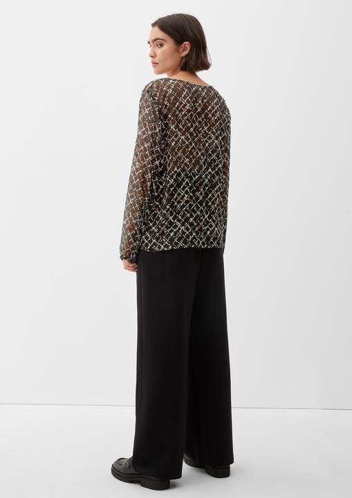 Produktbild s.Oliver Bluse Chiffonbluse aus Viskose (38)