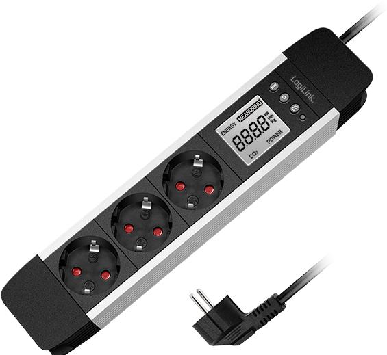 Produktbild LogiLink Prüfen (3 x, CEE 7/3, 1.40 m)