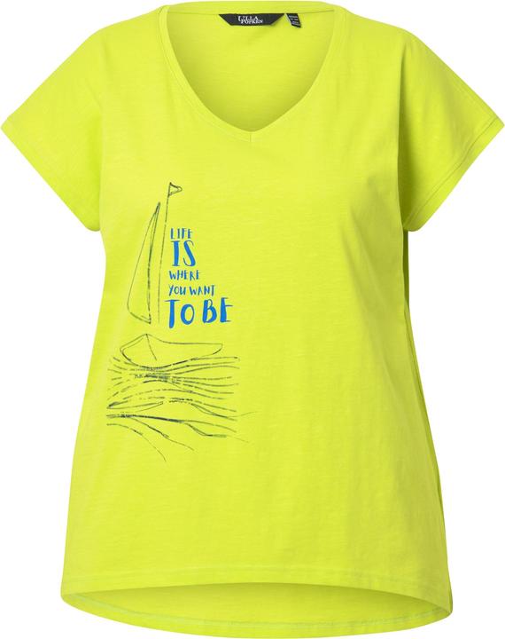 Produktbild Ulla Popken T-Shirt, Boot, A-Linie, V-Ausschnitt, Halbarm (58)