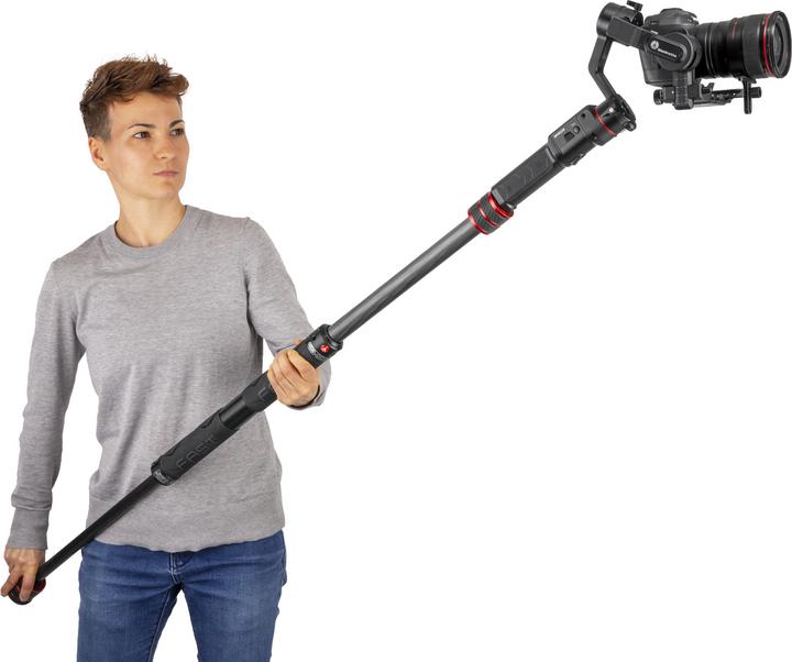 Actual product image Manfrotto Handles Fast GimBoom Carbon (Stand adapter)