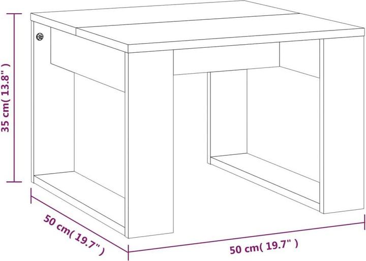 Produktbild vidaXL Beistelltisch