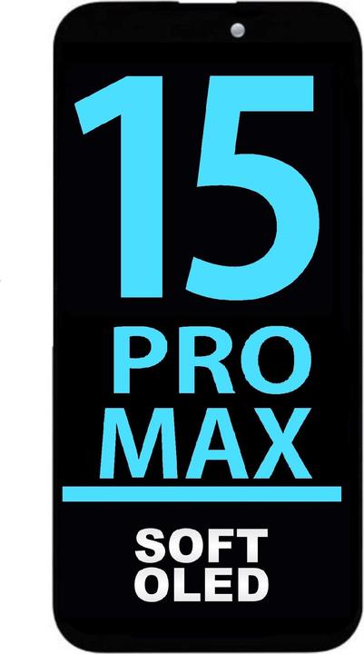 Ferryxpress iPhone 15 Pro Max SOFT OLED Einheit (Display, Apple iPhone 15 Pro Max)