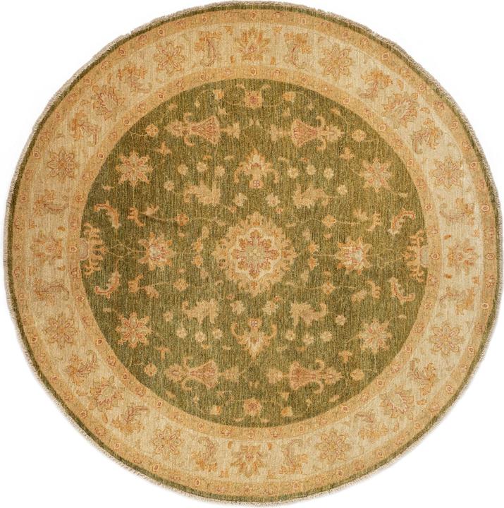 Beige, Creme, Dunkelgrün