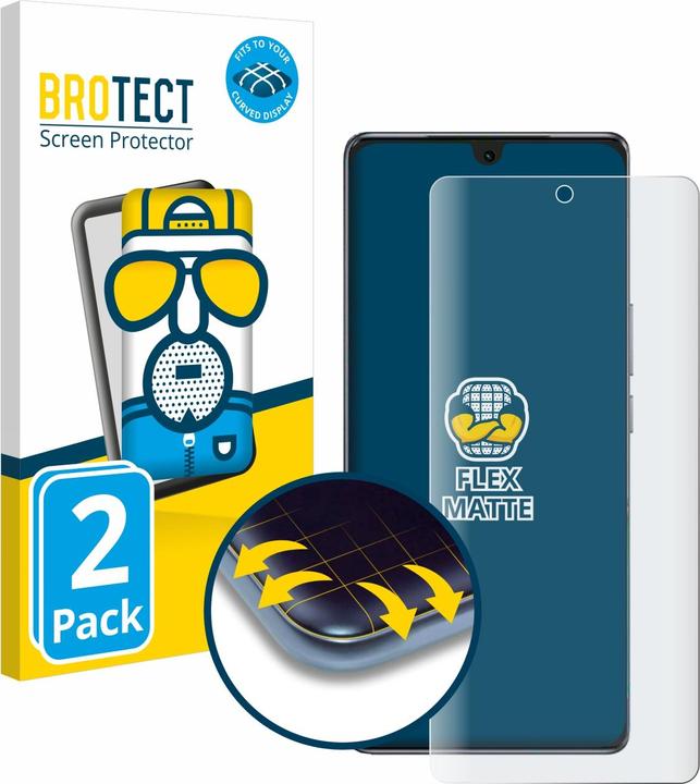Produktbild BROTECT Full-Cover Displayschutz Matt (2 Stück, Vivo V29 Lite)