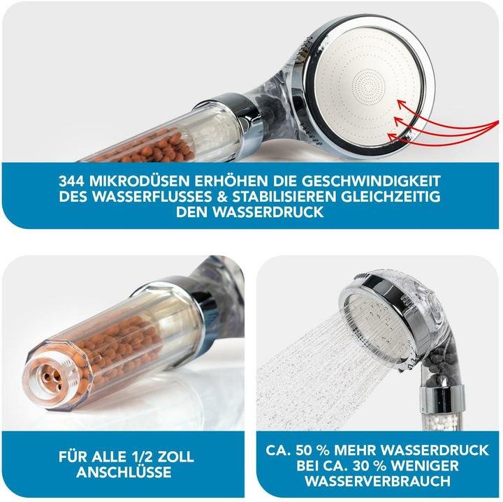 Produktbild Easymaxx Handbrause (3 Strahlarten)