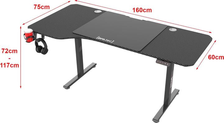 Actual product image Pro-Tec Virolahti (160 x 75 x 117 cm)