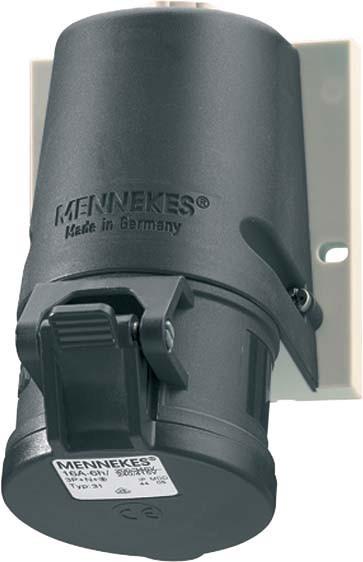 Actual product image Mennekes MEN 1349 32A4P 7H500V TwinCONTACT IP44 wall box
