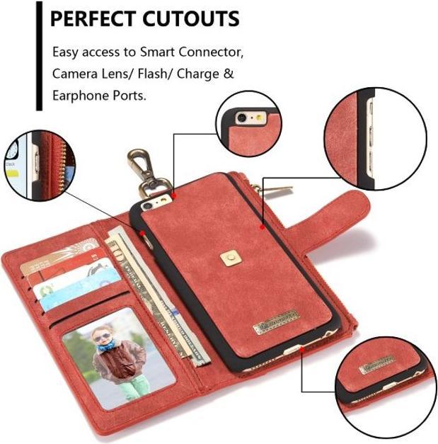 Produktbild Caseme Schlankes Leder Etui mit Portemonnaie (Apple iPhone 6s Plus, Apple iPhone 6 Plus)