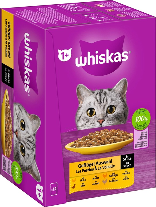 Immagine prodotto Whiskas Borsa della freschezza (Adulto, 12 pz., 1020 g)