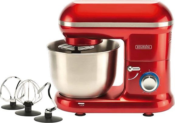 Actual product image Bourgini Classic Kitchen Chef - Keukenmachine - Rood (1250 W)